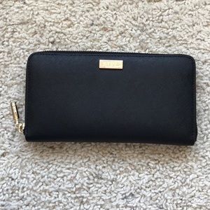 Kate spade black leather wallet
